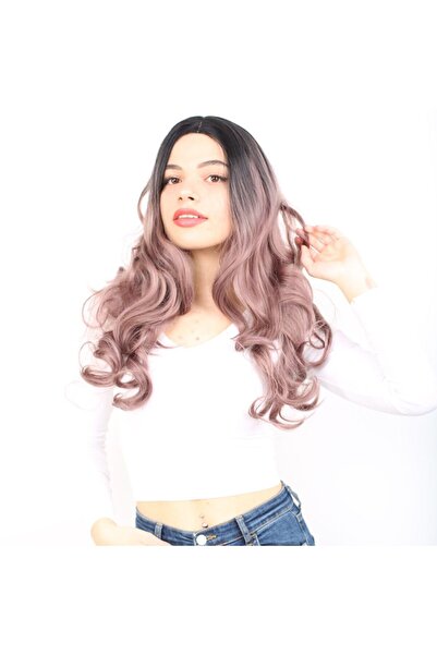 Bucuks شعر مستعار طويل من ألياف الدالا المكثفة بدون خصلات / أسود / داستي روز ...