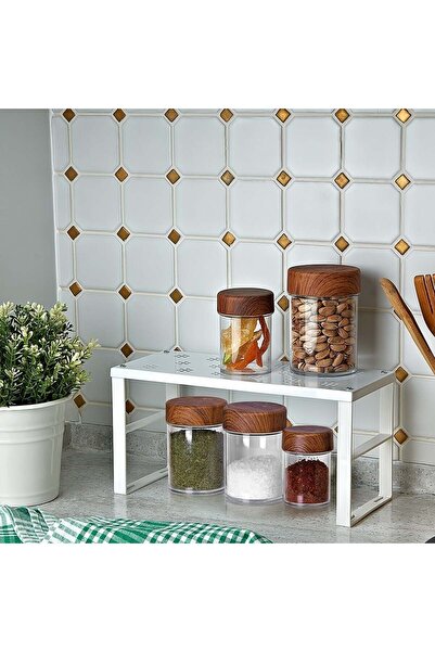 Myend 1 bucată Raft organizator în dulap Raft pentru pahare, raft mic din metal, raft organizator pentru dulap pentru îngrijirea machiajului