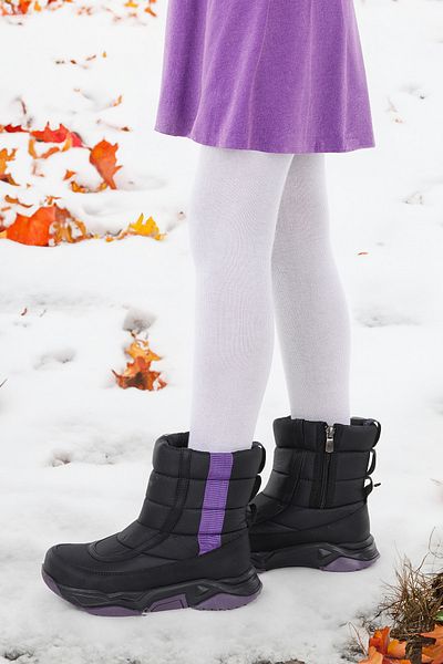 KARAMAZI Karamazı Kids Pablo Zippered Girls Snow Boots