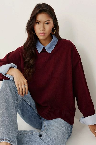 Hiccup Πλεκτό πουλόβερ Crew Neck Relax Fit