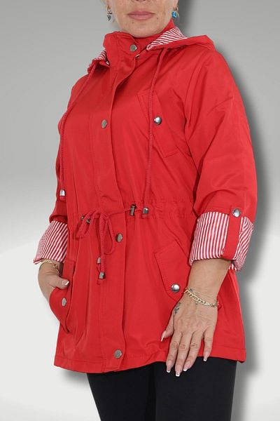 Xexese Waterproof Seasonal Trench Coat Hooded