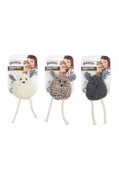 Pawise Simple Cat Plush Toy Sheep Hnzrn