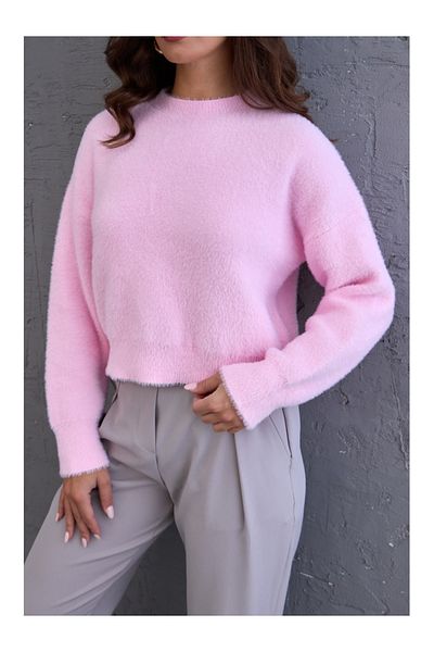 Elif Özbey Butik Pulover roz moale