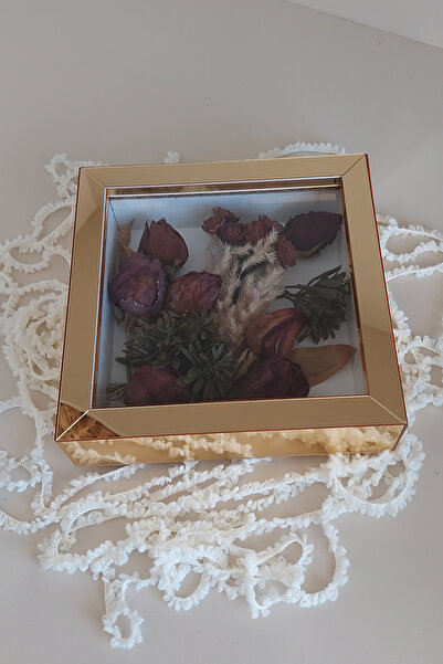 hobicehayaller Rama de memorie 20x20x5 cm! Cutie de depozitare pentru flori m...