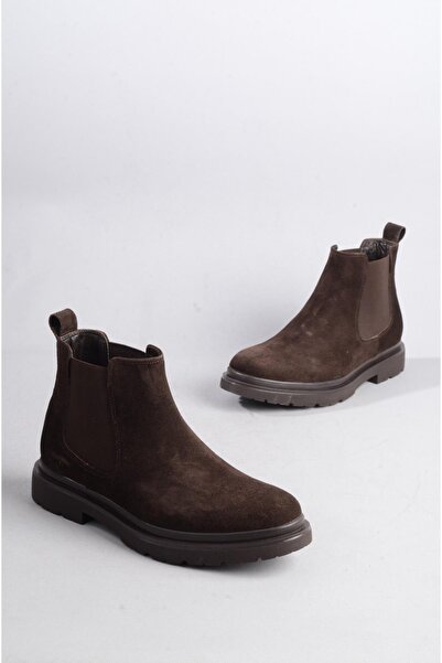 SEÇ KUNDURA SEÇ 8501 HAKİKİ DERİ EVA TABANLI ERKEK BOT KAHVE SÜET