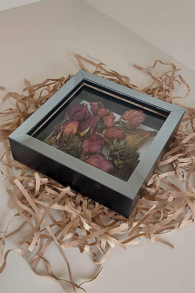 hobicehayaller Rama de memorie 20x20x5 cm! Cutie de depozitare pentru flori model nou