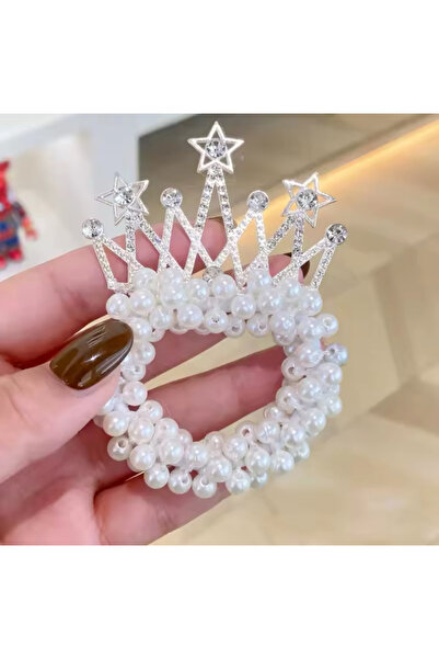 synshop Coroană de coc prințesă cu perle în stil coreean Lolita Elsa Frezon Cadou de aniversare Regina Zăpezii