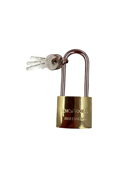 Angoravi CMC 25 mm Long Yellow Padlock