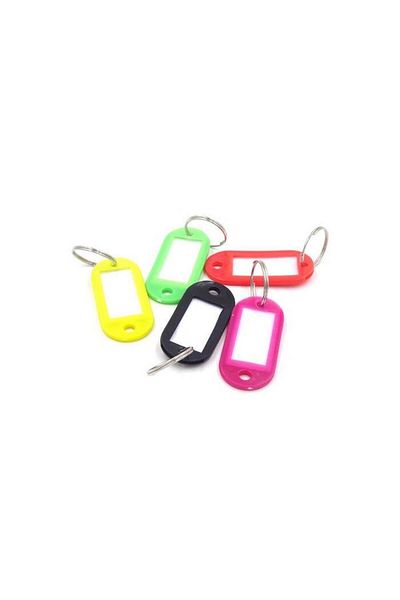 BilfolD Plastic Keychain Colorful (10 Pieces)