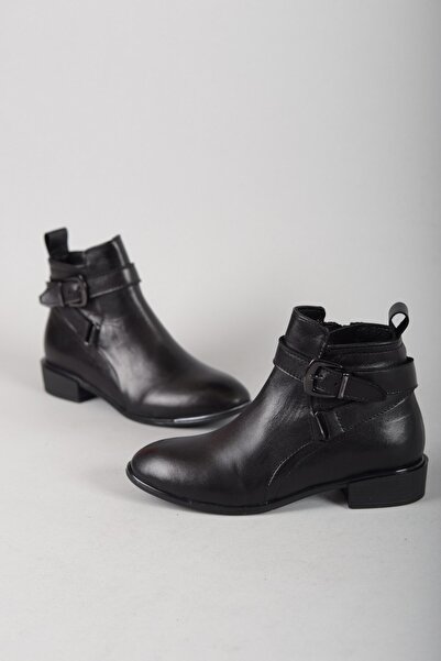 SEÇ KUNDURA 10052 ΓΥΝΑΙΚΕΙΑ ΜΠΟΤΑΚΙΑ ΑΠΟ ΓΝΗΣΙΟ ΔΕΡΜΑ ΜΑΥΡΟ