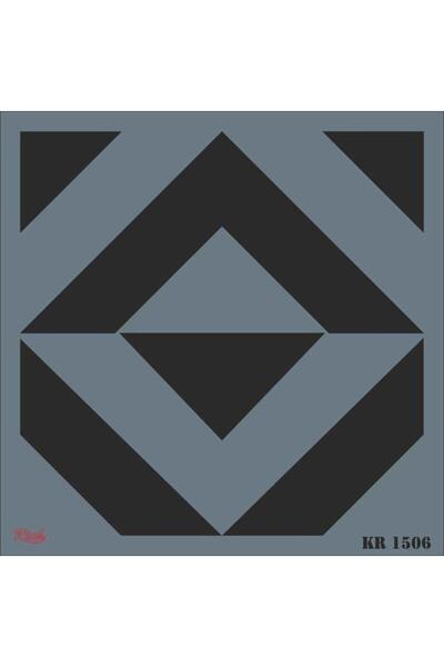 SELİNSE Rich KR 1506 Tile Stencil 30X30 cm