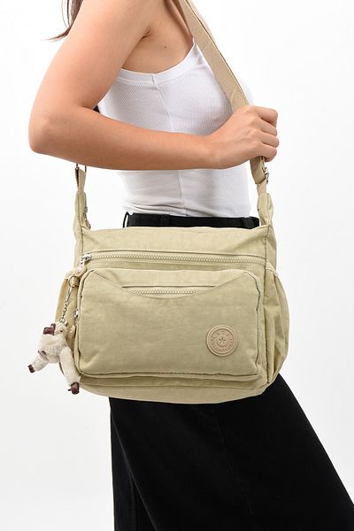 Baginn حقيبة كتف كلينكير قماش خفيف الوزن مقاوم للمطر 30*23 سم مناسبة للاستخدام اليومي