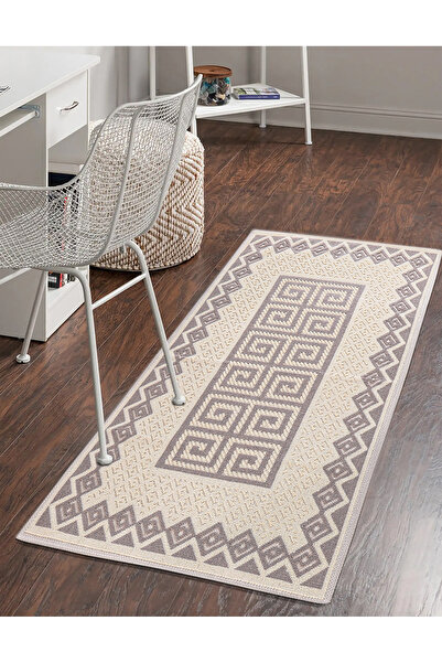 WOOF HOME Koton Bukle Kilim Lateks Taban 50x80/60x100/80x120/80x150/120x180/160x240