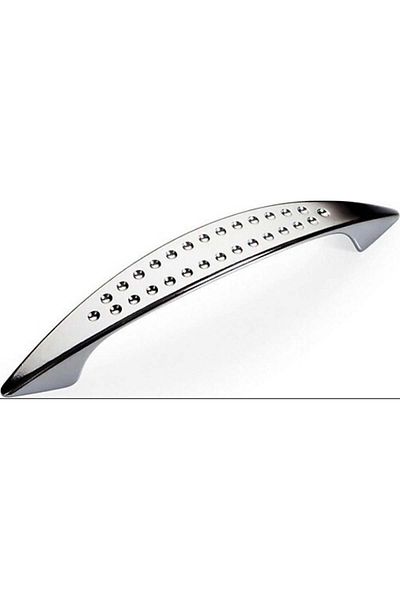 Angoravi Dotted Cabinet Drawer Handle 96 mm Chrome
