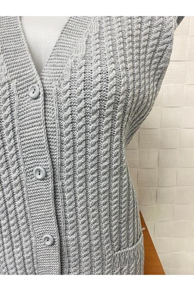TUTUYA TEXTIL Hair Knitted Dowry Daily Pocket Knitwear Mother's Vest