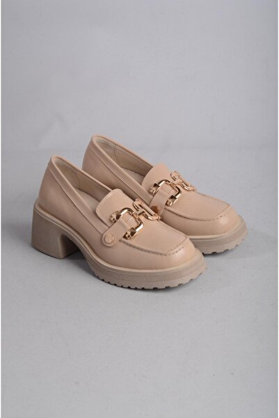 SEÇ KUNDURA Alegeți 101012   Pantofi cu toc cu platformă din piele naturală -...