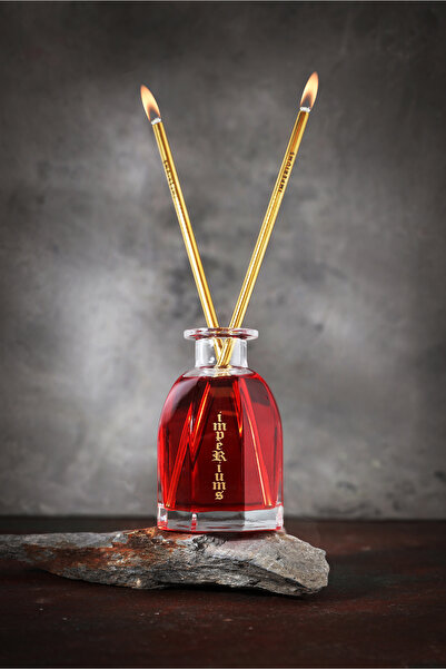 impeRiums Vanilya Kokulu, Gold Çelik Şamdan Kandil Mumlar ile Lüks Dekorasyon...