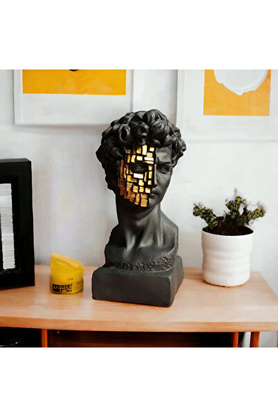 AlinSanatHeykel David Baş Büst Heykeli Antik Modern Ev Dekoru