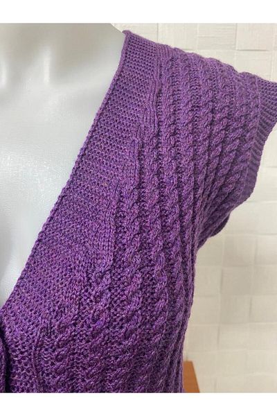 TUTUYA TEXTIL Hair Knitted Knitwear Mother's Vest Winter Daily Vest Dowry Vest