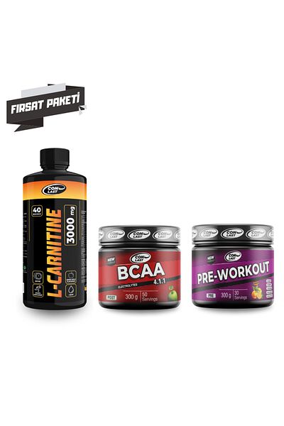 Conlast L-Carnitine 3000Mg and Bcaa 300Gr - Pre-Workout Supplement