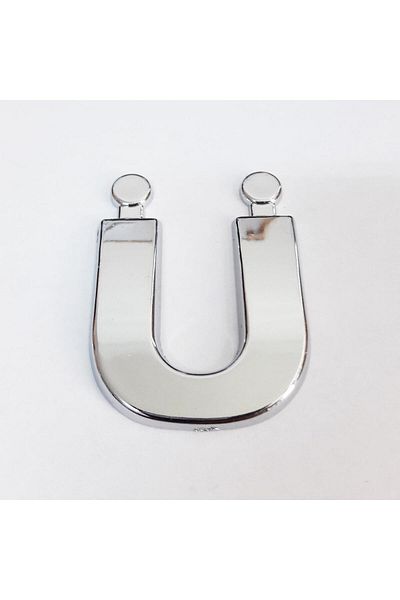 BilfolD Cemax Letter U 3.75 cm with Chrome Adhesive