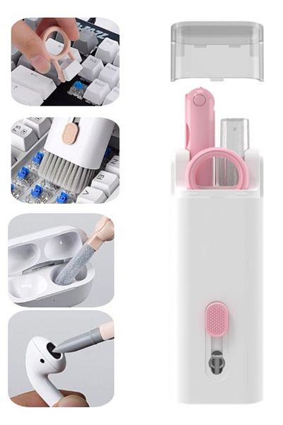 LiderGlobal Multifunctional 7 Pieces Keyboard Screen Headphone Cleaning Kit
