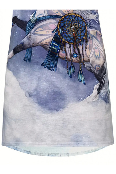 DRESSIFY WOMEN’S FASHION Μπλούζα - Πολύχρωμο - Χαλαρό