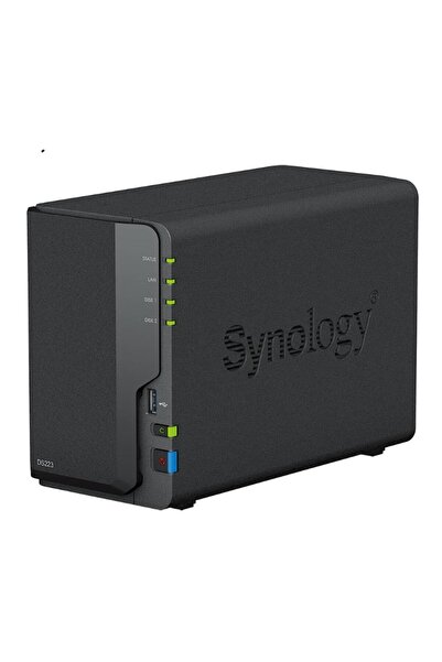 SYNOLOGY ac2 DS223 2x18Tb'a Kadar, 2gb ddr4 ram, Sata+Ssd uyumlu, Nas Depolam...