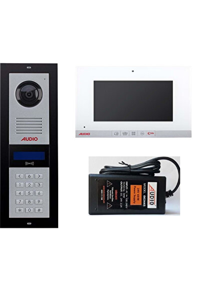AUDİO Audio 3002 12 Daire Görüntülü Şifreli 7'' Diafon Sistemi