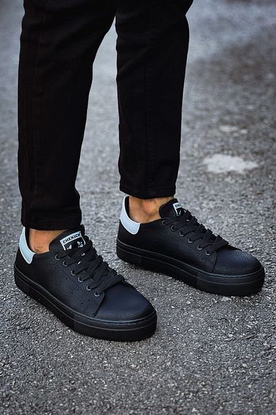Paolo Zaccardi P983 Tenis Talpă ortopedică Daily Skin Pantofi sport pentru bărbați CST Negru/Alb
