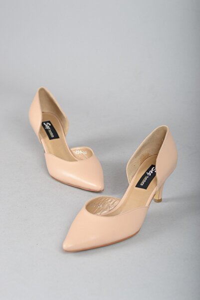 SEÇ KUNDURA 320 STILETTO DIN PIELE AUTENTICĂ CU TOC (6 cm) BEIGE