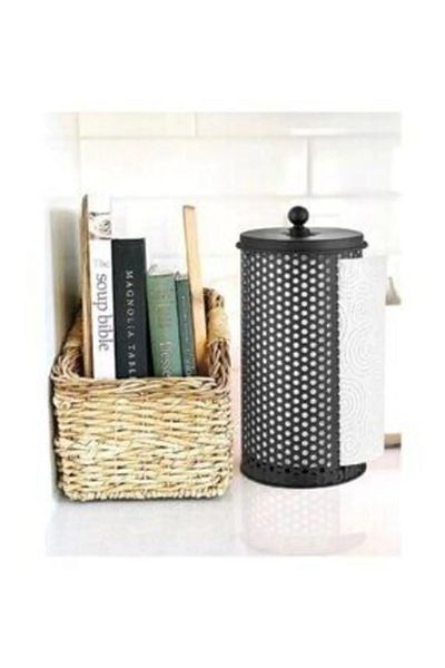 LUCKYHOMES Galvanized 30X14 cm - Stainless Napkin Holder Towel and Stain Resistant Stand