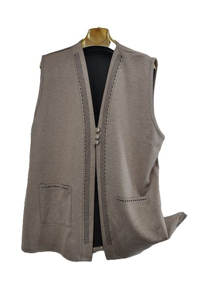 elma abone New Season 3 Button Short Vest