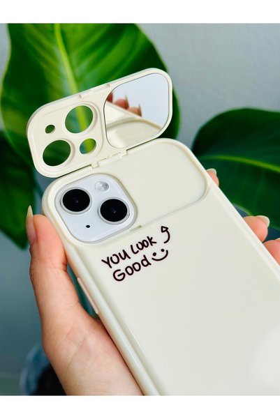 Go Aksesuar Mirror Model Silicone Case Compatible with iPhone 13 - 14