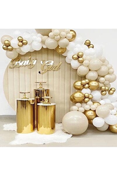 parti uzmanı Beige Gold Balloon Chain - Sea Sand