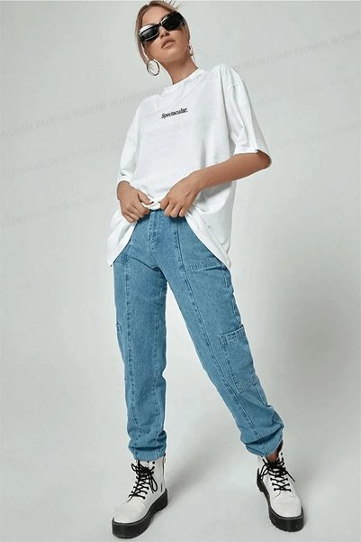 Modern Moda Tricou Spectacular Oversize pentru damă