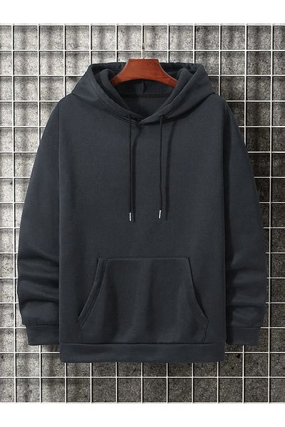 MODARAMA SWEAT BLUE ÎNCHIS CU Glugă