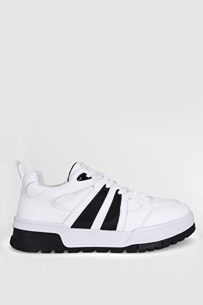 Lufian 111230252 Edgar Casual Erkek Deri Sneaker Ayakkabı Siyah