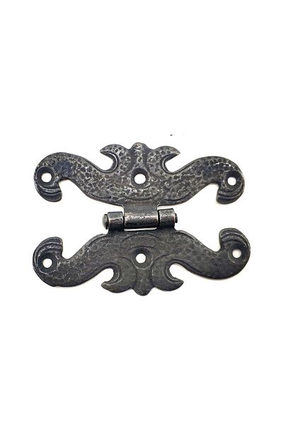 evimdeyokyok Antique Style Decorative Brass Butterfly Hinge - 63x45 mm, Oxide