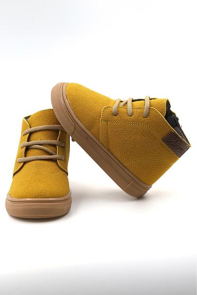 macco shoes Παπούτσια για κορίτσια-αγόρια με κορδόνια με φερμουάρ Dusty Orthopedic