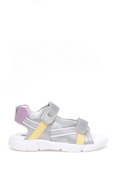 U.S. Polo Assn. Gray Girl's Sandals - 50286838 -Vr107 Model