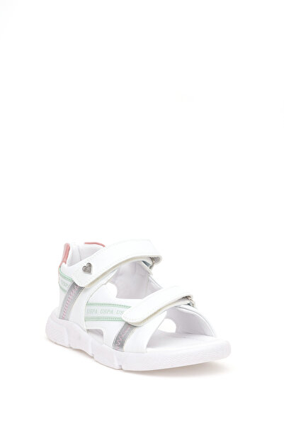 U.S. Polo Assn. Girl's White Sandals 50286838 -Vr013