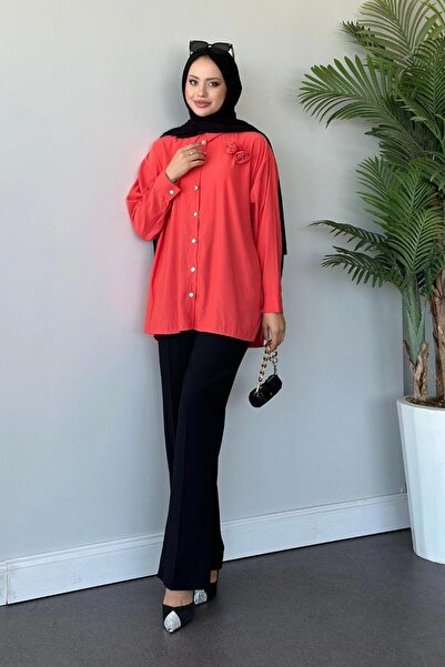 Şule Giyim Firdevs Gömlek Narçiçeği