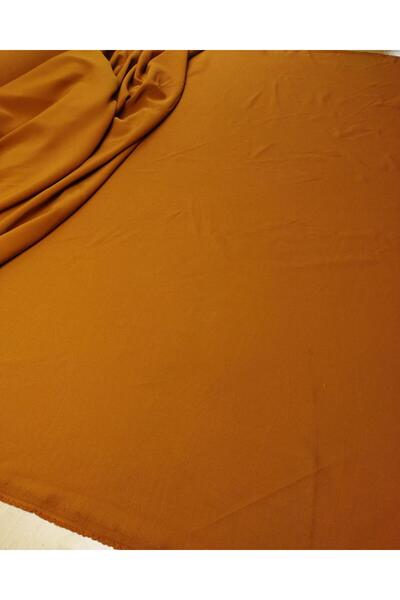 Kumaş Parça Textured Jersey Brown Mustard Color Width: 140 cm