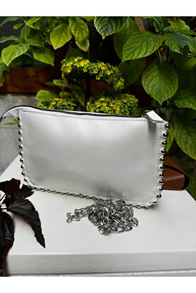 CemreBoutique MOE * حقيبة تعليق حديدية بتفاصيل معدنية ومقصورة داخلية