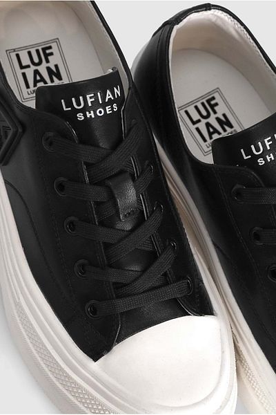 Kocamanlar Ayakkabı Lufian121230022 - Perla Black Unisex Short Converse Sneaker