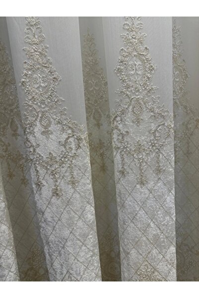 NİVEMESHOME LAL GOLD DETAYLI 2843 1/3 ΚΟΡΔΟΝΙΑ ΠΛΙΣΕ ΑΠΟ ΤΟΥΛΙ ΑΠΜ