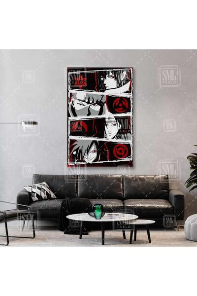 SML TABLO Naruto Kakashi Japon Anime Manga Ninja Dikey Kanvas Tablo