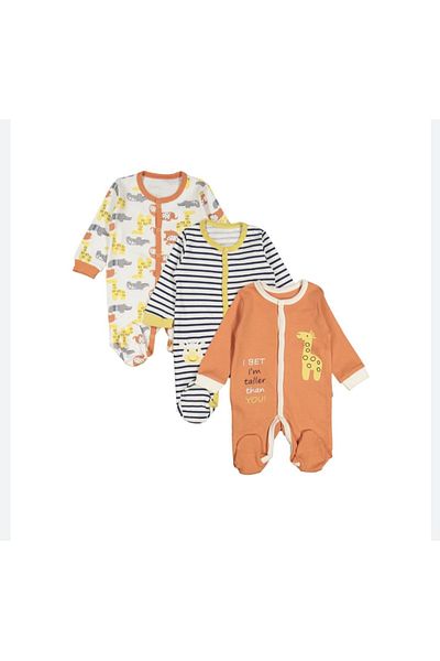 Necix's Giraffe Triple Single Size Triple Jumpsuit