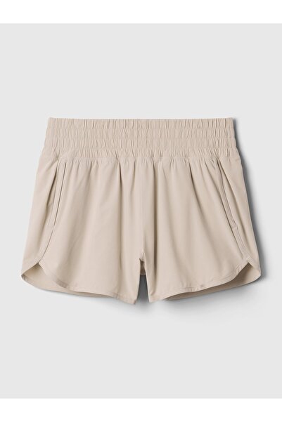 GAP Kadın Bej GapFit High Rise Running Şort